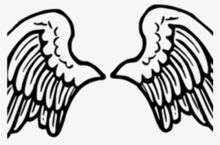 Halo Clipart Angel Wing - Cartoon Angel Wings Png