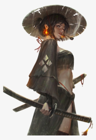 Female Samurai Art