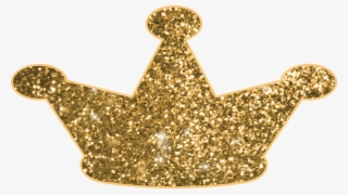 Gold Glitter Crown Clipart Png