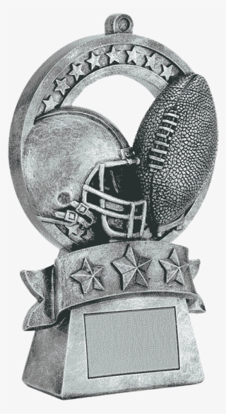 Star Medal Football Resin Trophy - Trophy