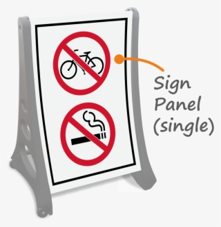 Bigboss A-frame Portable Sidewalk Sign - Smoking Signs