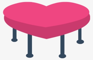 Hearts Valentines Clipart - Pink Table Clipart