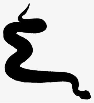coiled snake silhouette