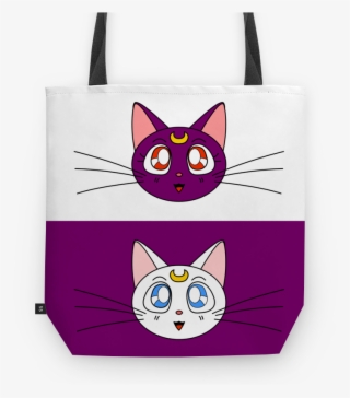 Bolsa Luna & Artemis De Melina Bassolina - Caderno Sailor Moon Cat