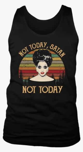 Rupaul Not Today Satan Not Today Vintage Retro Shirt - Bianca Del Rio Not Today Satan T Shirt