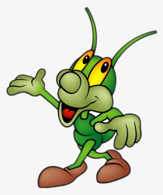Png Free Library Cricket Clipart Insect - Green Bug Clip Art