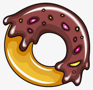Vector Delicious Chocolate Donut - Chocolate Donut Vector Png