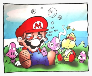 Trippy Troopa Rig Mat - Trippy Mario And Mushroom