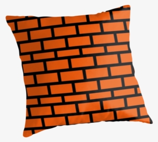 "super Mario Brick Pattern" Throw Pillows Josiahfrench - Throw Pillow