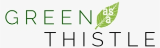 Green As A Thistle Logo - Calligraphy