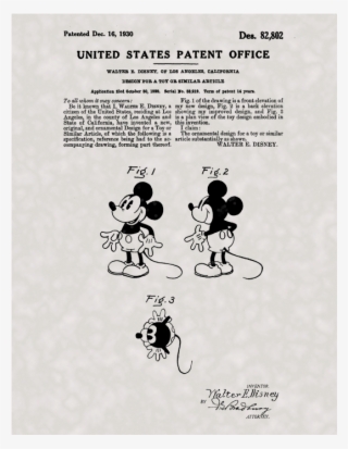 Mickey Mouse Patent