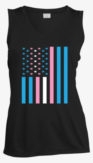 Trans Flag Pride Shirt - Polka Dot
