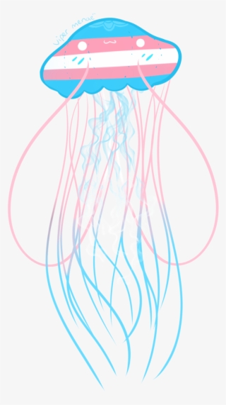 Trans Flag Jellyfish