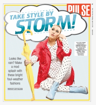 New York Post Rainwear 2013 Front Page - Poster