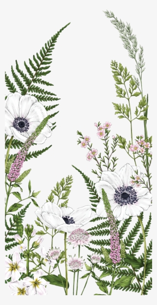 #casetify #art #design #flowers #fern - Watercolor Painting