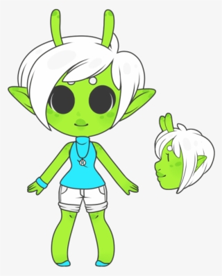 Drawn Ufo Green - Cute Alien