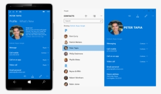 People1 - Windows 10 Mobile Interface