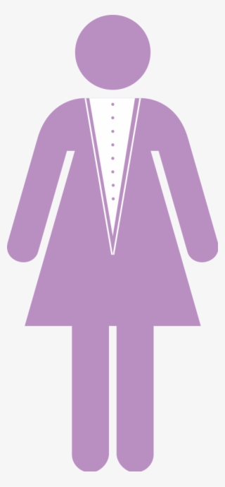 Pink Businesswoman Icon - Illustration