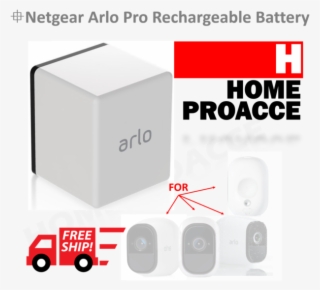 Netgear Rechargeable Battery For Arlo Pro Camera - Box