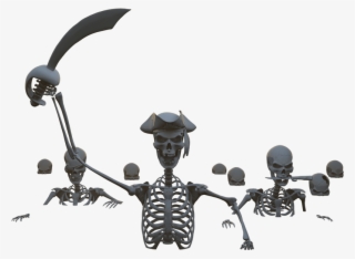 Pirate Skeleton Attack By Www - Skeleton