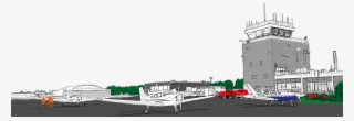 Hangar Cartoon - Light Aircraft