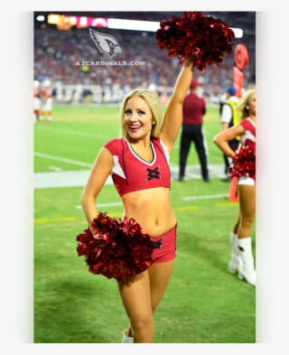 Images Of The Cardinals Cheerleaders During The Second - Pom-pom