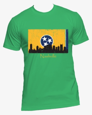 Nashville Skyline Yellow Men's Short Sleeve T-shirt - Avatar The Last Airbender Girl Shirt