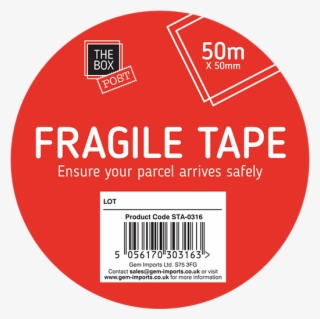 Fragile Tape 50m - Circle