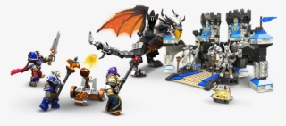 Deathwing's Stormwind Assault - Custom Lego World Of Warcraft