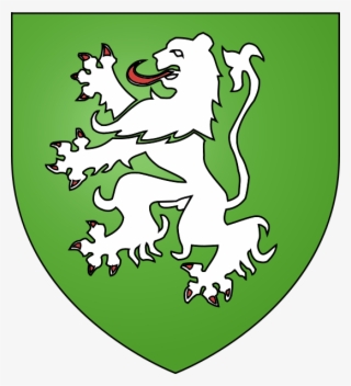 Home Vert, A Lion Rampant, Argent, Langued And Armed, - Home Coat Of Arms