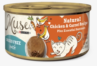 Muse Chicken Carrot Pate Wet Cat Food - Pate Cat Food