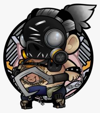 “ Roadhog Overwatch Sticker Series 2 [6 Of - Cartoon