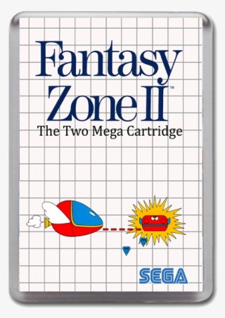 Fantasy Zone 2 Sega Master System Game Inspired Fridge - Cartoon