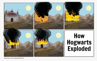 How Hogwarts Went Ka-blooey - Cartoon