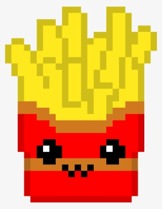 Cute Fries - Minecraft Fries Pixel Art