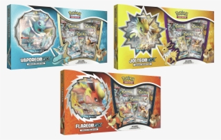 Pokemon Gx Special Collection Vaporeon Jolteon Flareon - Jolteon Gx Special Collection