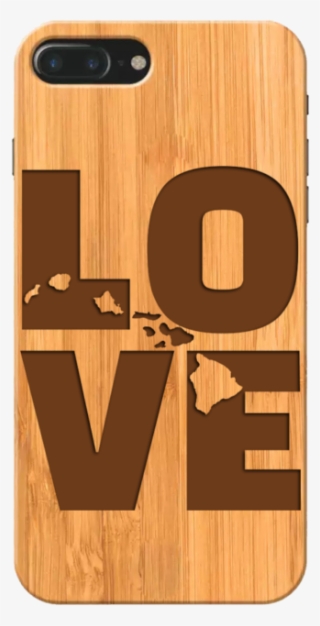 Love Hawaii Map - Plywood