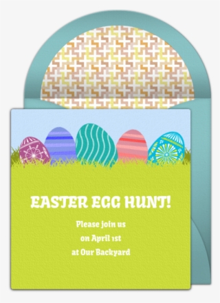 Easter Egg Hunt Online Invitation - Easter