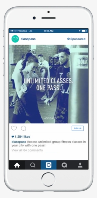Brandi Love Instagram Transparent Background - Instagram Sponsored Ad Example