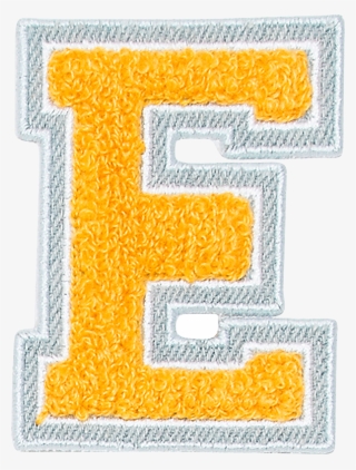 Varsity Letter Yellow Patches - Number