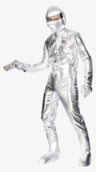 Astronaut Suit Costume - Silver Spaceman