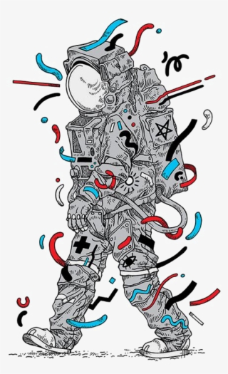 Astronaut Space Suit Illustration Transprent Png Free - Illustration