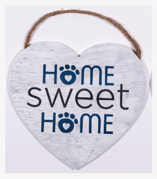 Heart Shaped Rope Sign -home Sweet Home - Heart