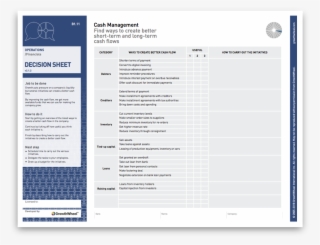 Cash Management - Growthwheel Worksheet