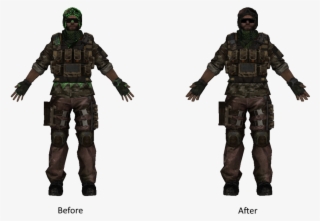 Makeprintable -texture Support 3d Models - Soldier