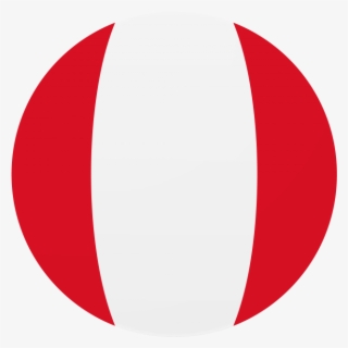 Peru Round Flag - Circle