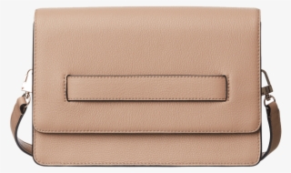 Beige Leather Bag - Wallet