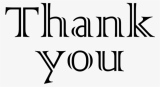 Thank You Png, Download Png Image With Transparent - Calligraphy