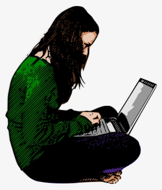 Blogging Girl Coloured
