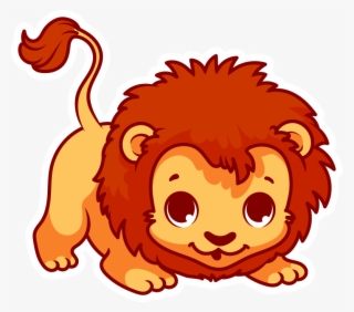 Lion Cartoon Clip Art - Cartoon Lion Png